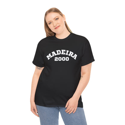 T-Shirt - Madeira 2000 Unisex Heavy Cotton Tee, Portuguese Travel