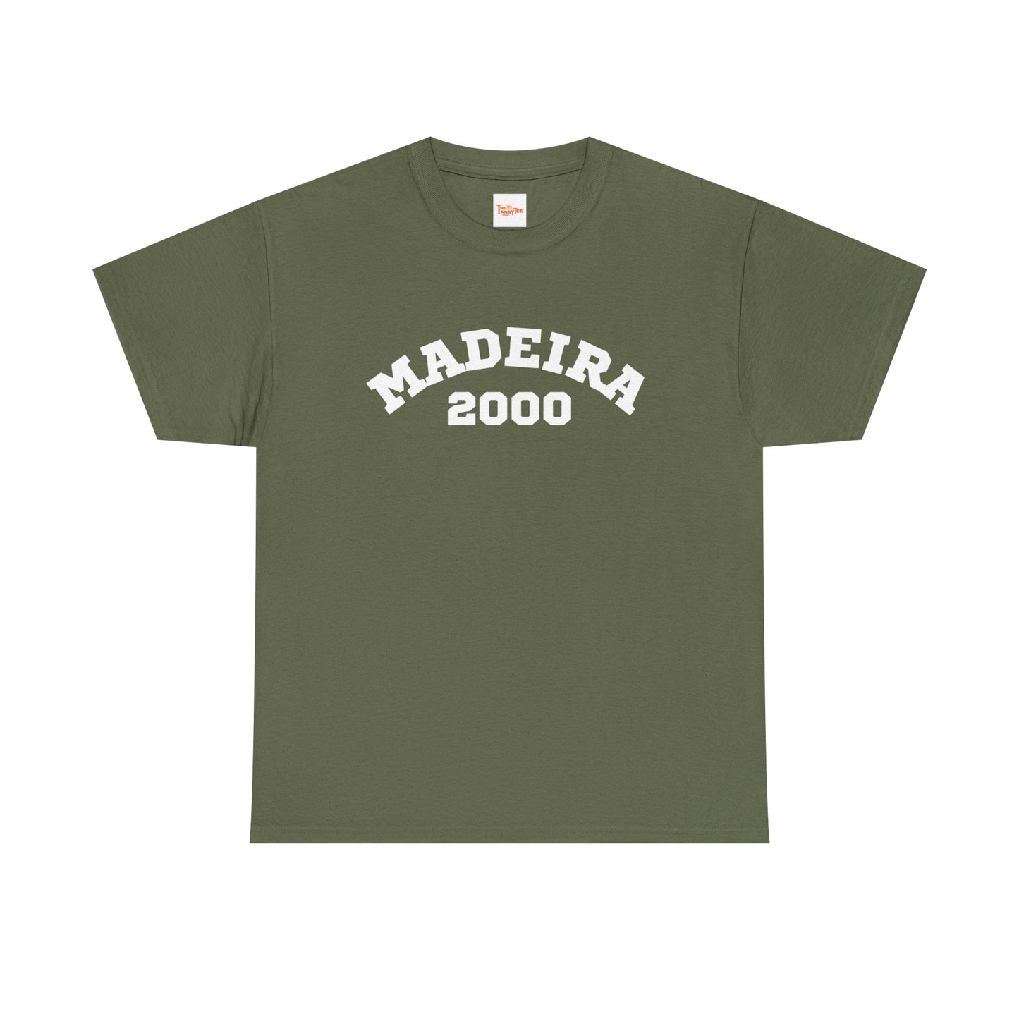 T-Shirt - Madeira 2000 Unisex Heavy Cotton Tee, Portuguese Travel