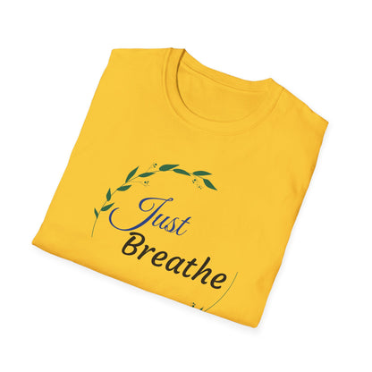 Floral Frame Unisex T-Shirt - Just Breathe Design
