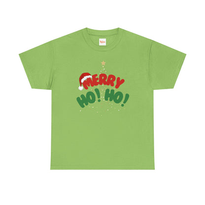 Christmas Tree Unisex Tee - Merry Ho Ho Holiday Theme