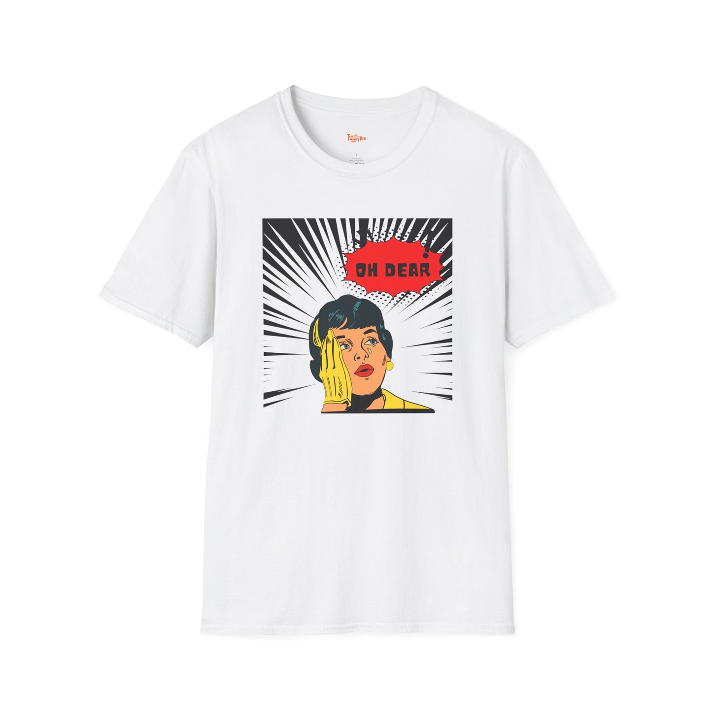 Comic Woman Unisex T-Shirt - 'Oh Dear' Graphic