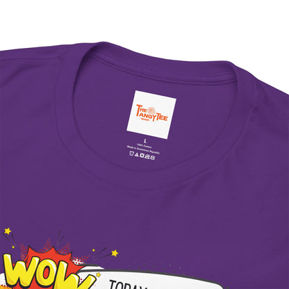 Comic Character Graphic Unisex Tee - 'Wow, today was a waste of makeup'