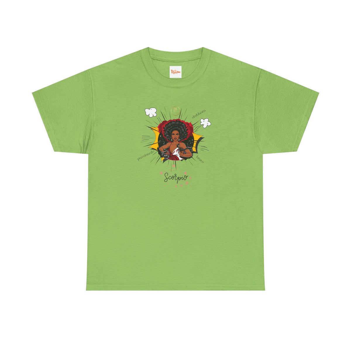 Scorpio Black Woman Zodiac T-Shirt — Scorpio Traits Graphic Tee