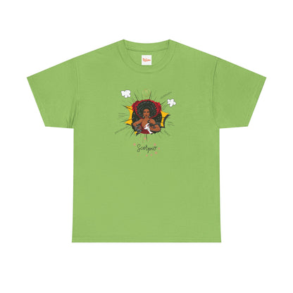Scorpio Black Woman Zodiac T-Shirt — Scorpio Traits Graphic Tee