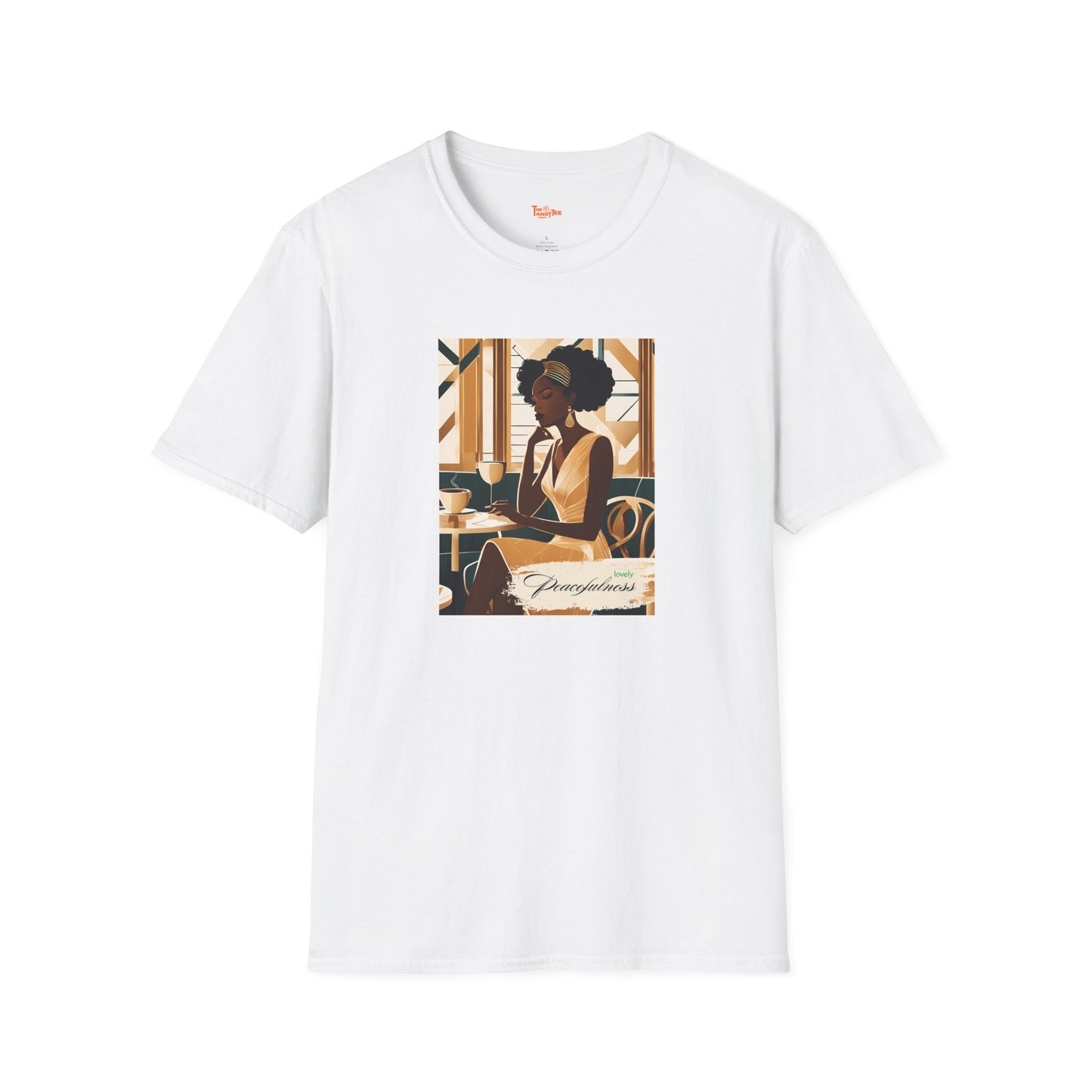 Art Deco Woman Lovely Peacefulness Graphic T-Shirt