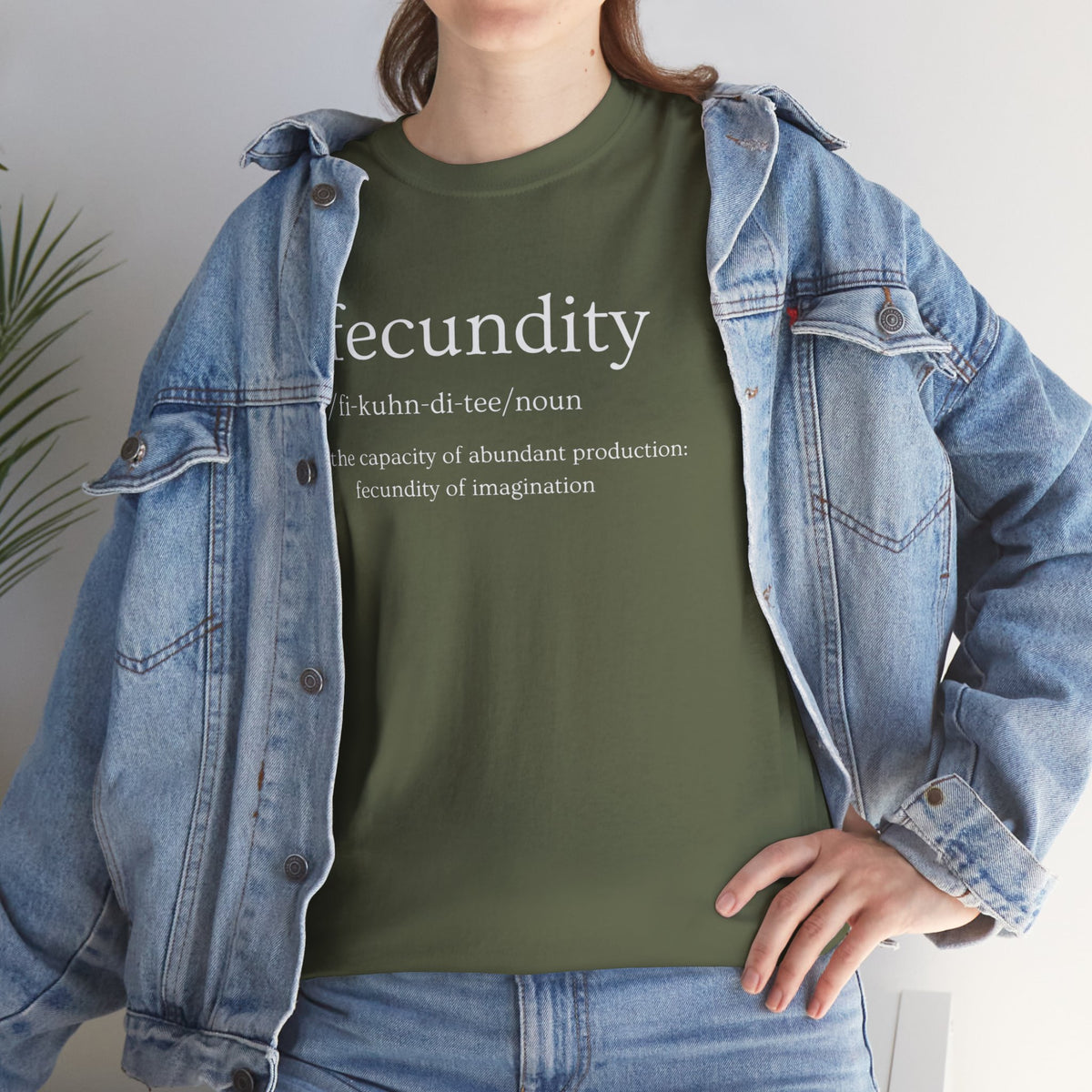 Fecundity Definition T-Shirt — Botanical Growth Graphic Tee
