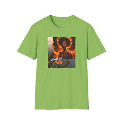 Fire Element Unisex T-Shirt - Lady of Fire Graphic