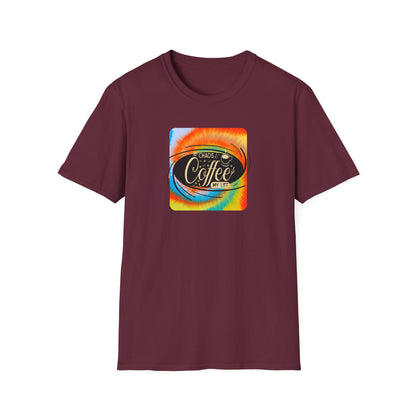 Chaos and Coffee Tie Dye Graphic