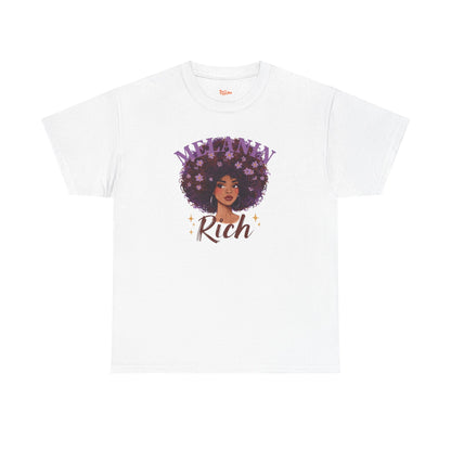 Melanin Rich Afro Floral T-Shirt