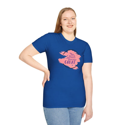 You Don't Need to Be an Expert Tee — Pink Paint Splash Inspirational T-Shirt
