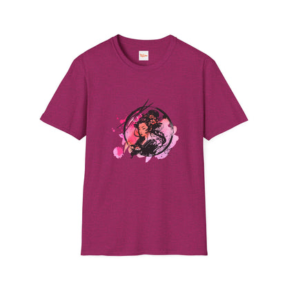 Pastel Geisha Graphic T-Shirt