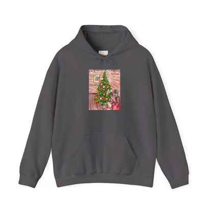 Christmas Hoodie - Girl Decorating Tree