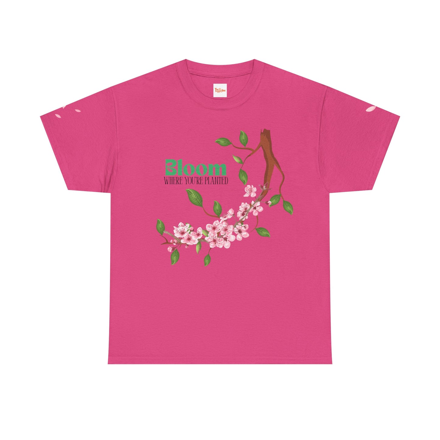 Graphic Tee - Bloom Where You're Planted, Trailing Vines Design