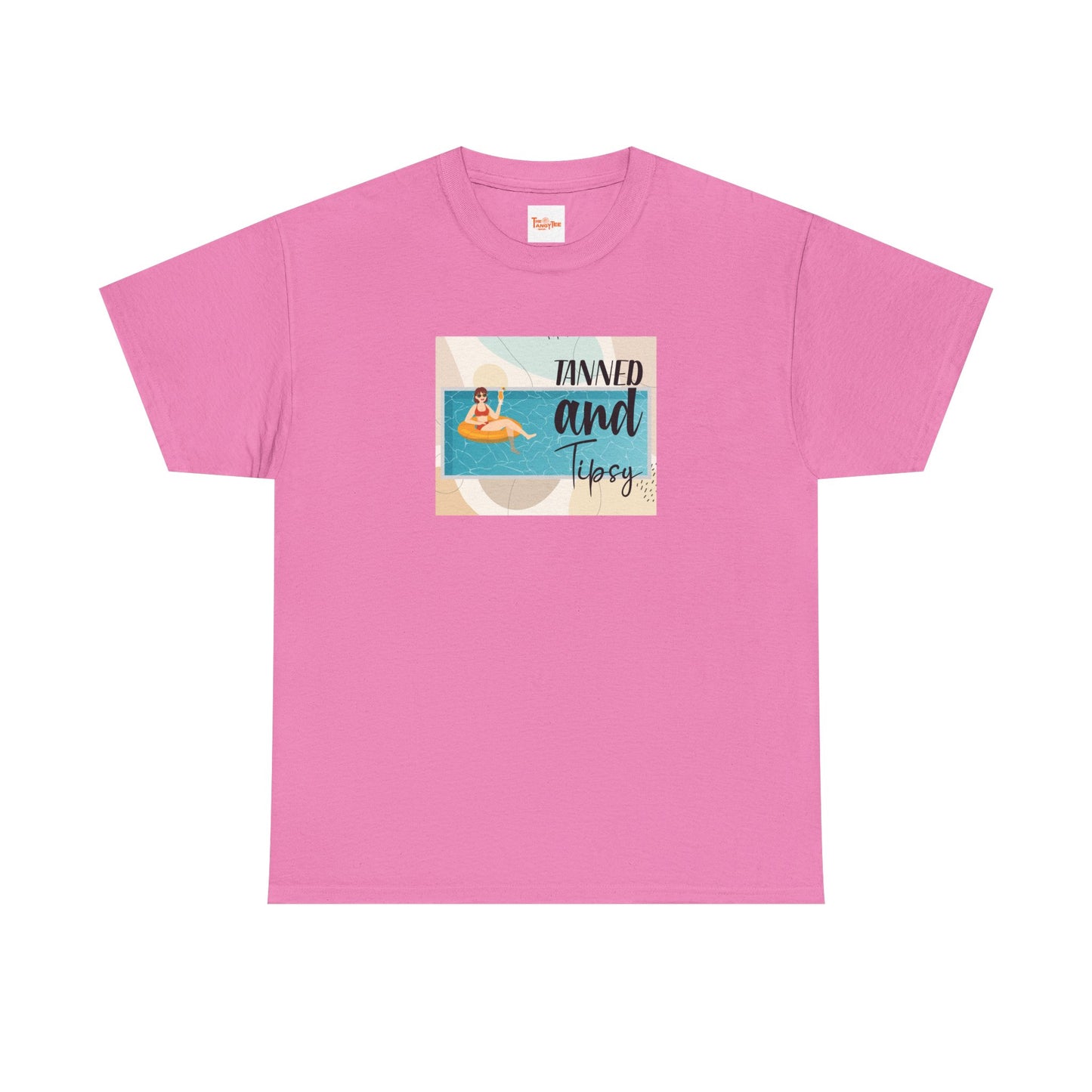 Tanned and Tipsy Pool Float Tee