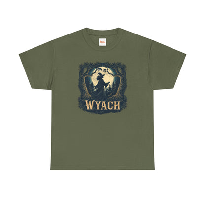 Wyach Night Witch Tee — African American Silhouette Forest Graphic T-Shirt