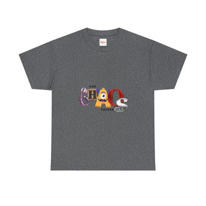 And Chaos Ensued Typography Tee Shirt