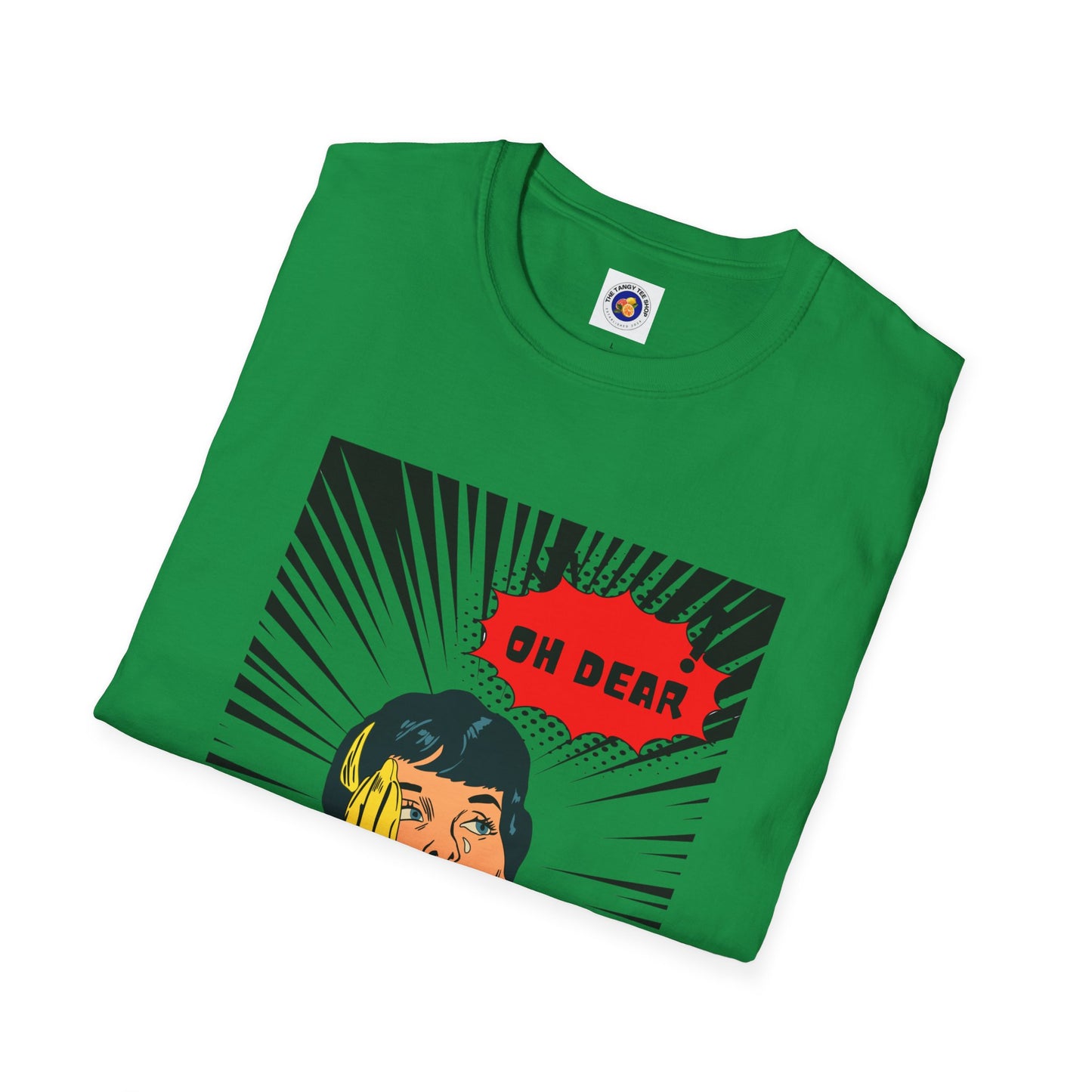 Comic Woman Unisex T-Shirt - 'Oh Dear' Graphic