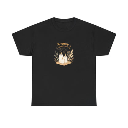 Serenity Candle Cotton Tee