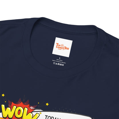 Comic Character Graphic Unisex Tee - 'Wow, today was a waste of makeup'