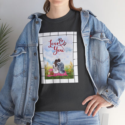 Love You Couple Picnic Tee