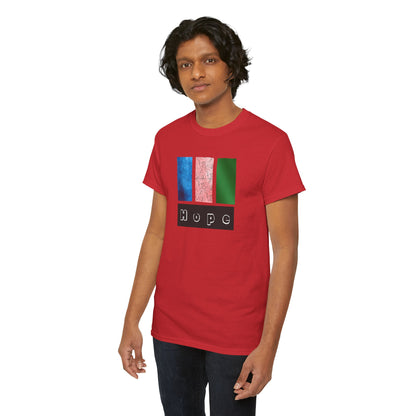 Hope Colorful Panels Unisex Tee