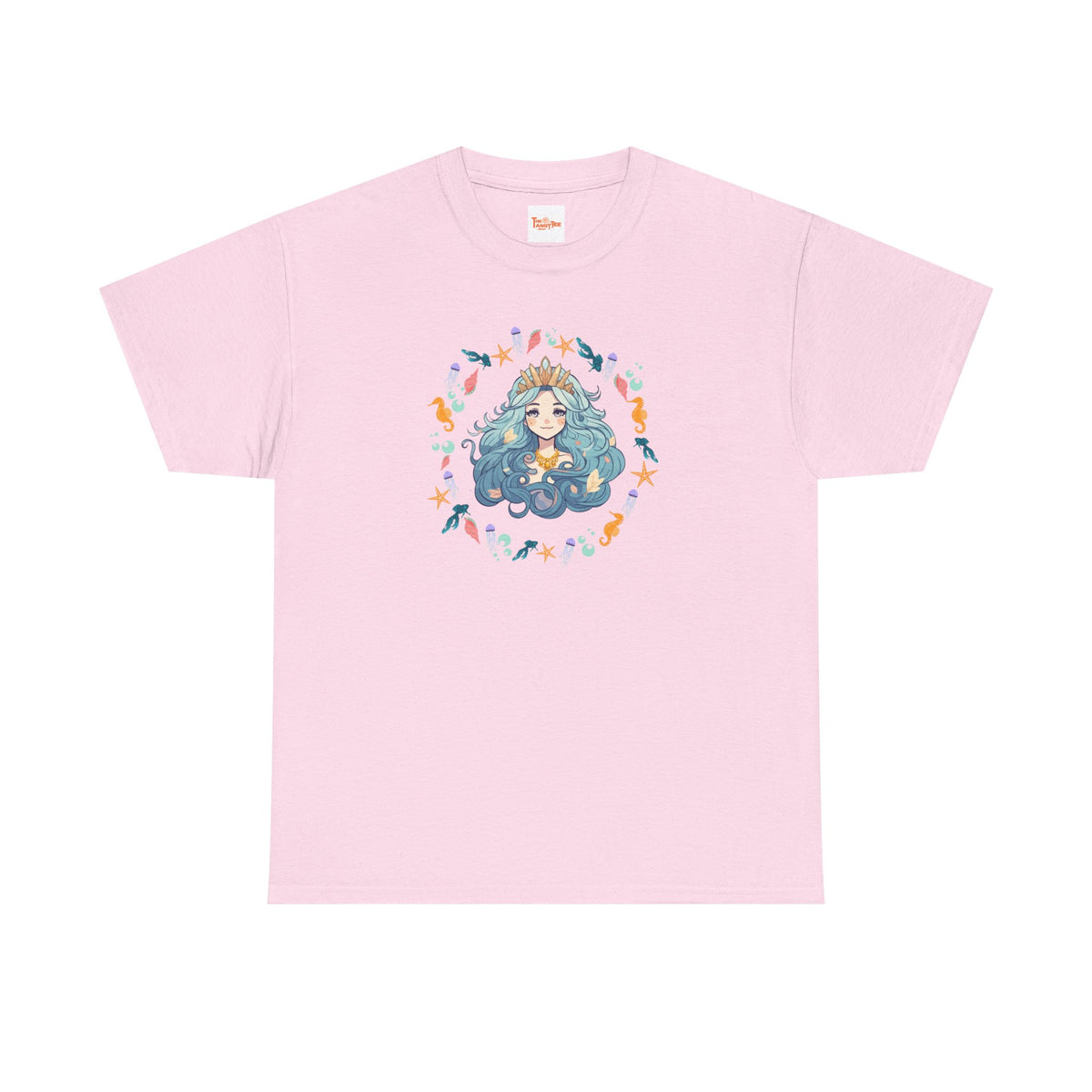 Mermaid Face Tee — Sea Life Graphic T-Shirt