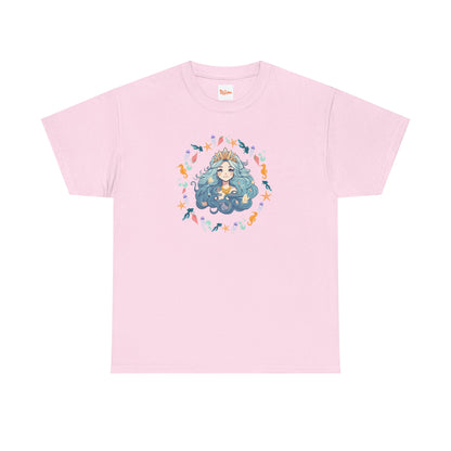 Mermaid Face Tee — Sea Life Graphic T-Shirt