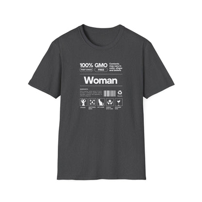 Unisex Softstyle T-Shirt with Product Label Design for Woman
