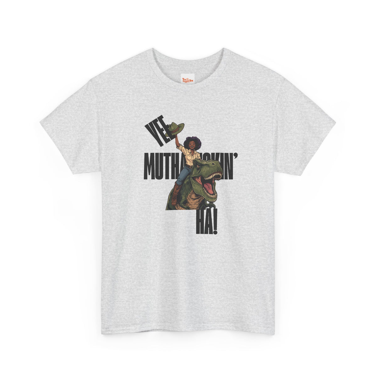 Dinosaur Rider Tee — "Yee Muthafuckin' Ha!" Graphic T-Shirt