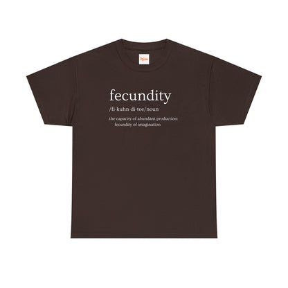 Fecundity Definition T-Shirt — Botanical Growth Graphic Tee
