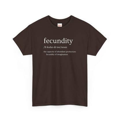 Fecundity Definition T-Shirt — Botanical Growth Graphic Tee