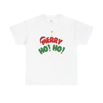 Christmas Tree Unisex Tee - Merry Ho Ho Holiday Theme