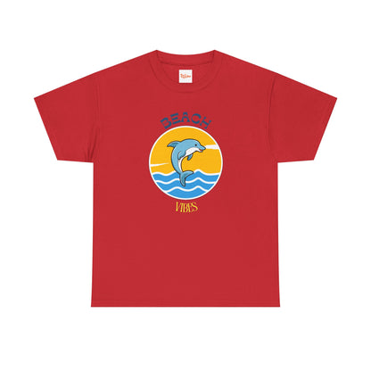 Beach Vibes Dolphin T-Shirt — Sunny Ocean Graphic Tee