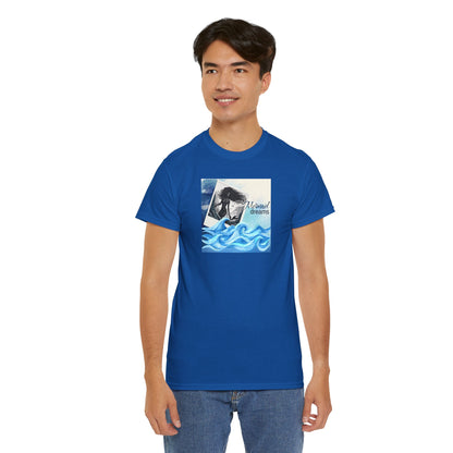 Mermaid Dreams Black Mermaid Graphic T-Shirt