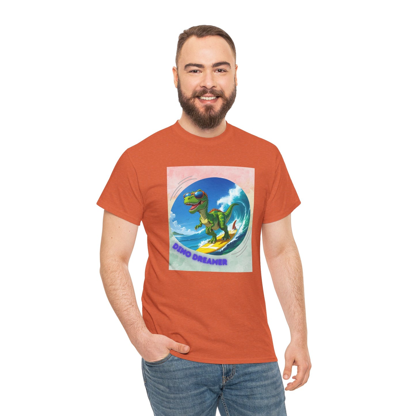 Surfing Dino Tee