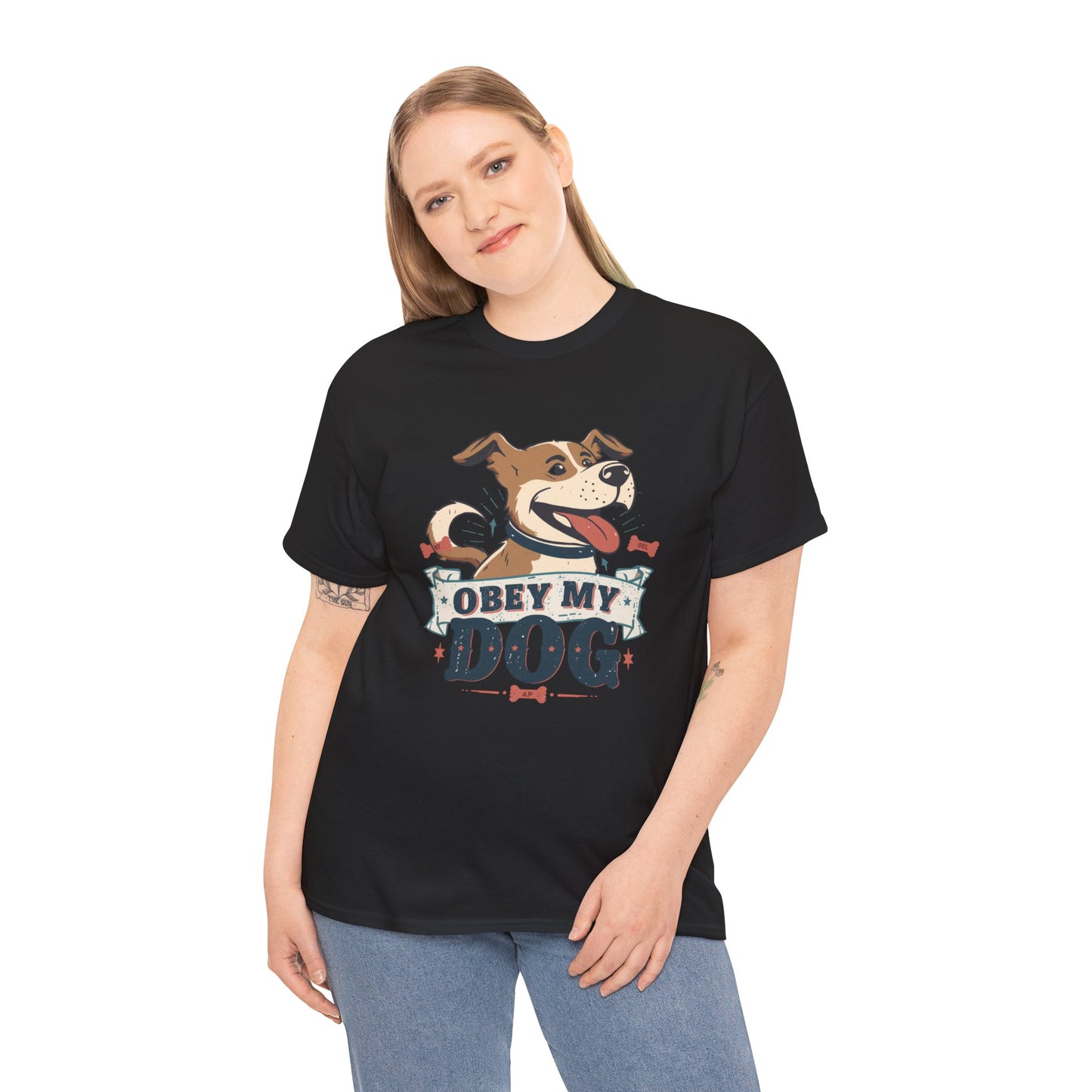 Obey My Dog T-Shirt — Happy Dog Graphic Tee