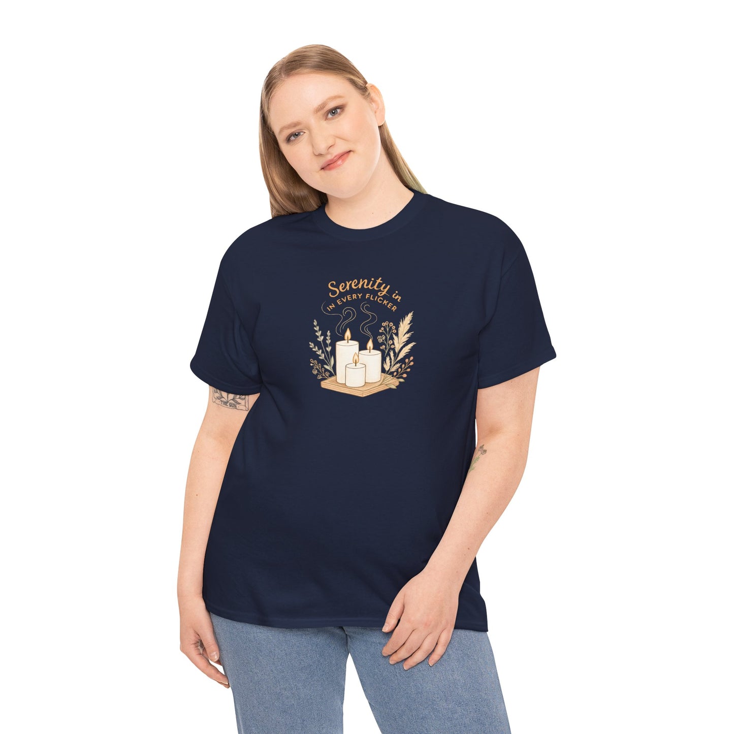 Serenity Candle Cotton Tee