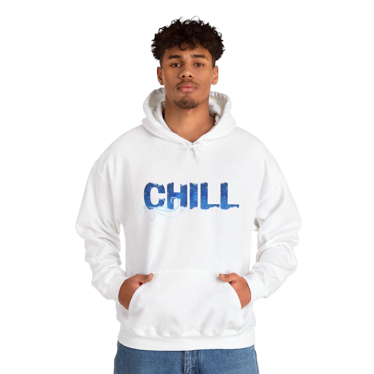 Chill Snowy Letters Hoodie