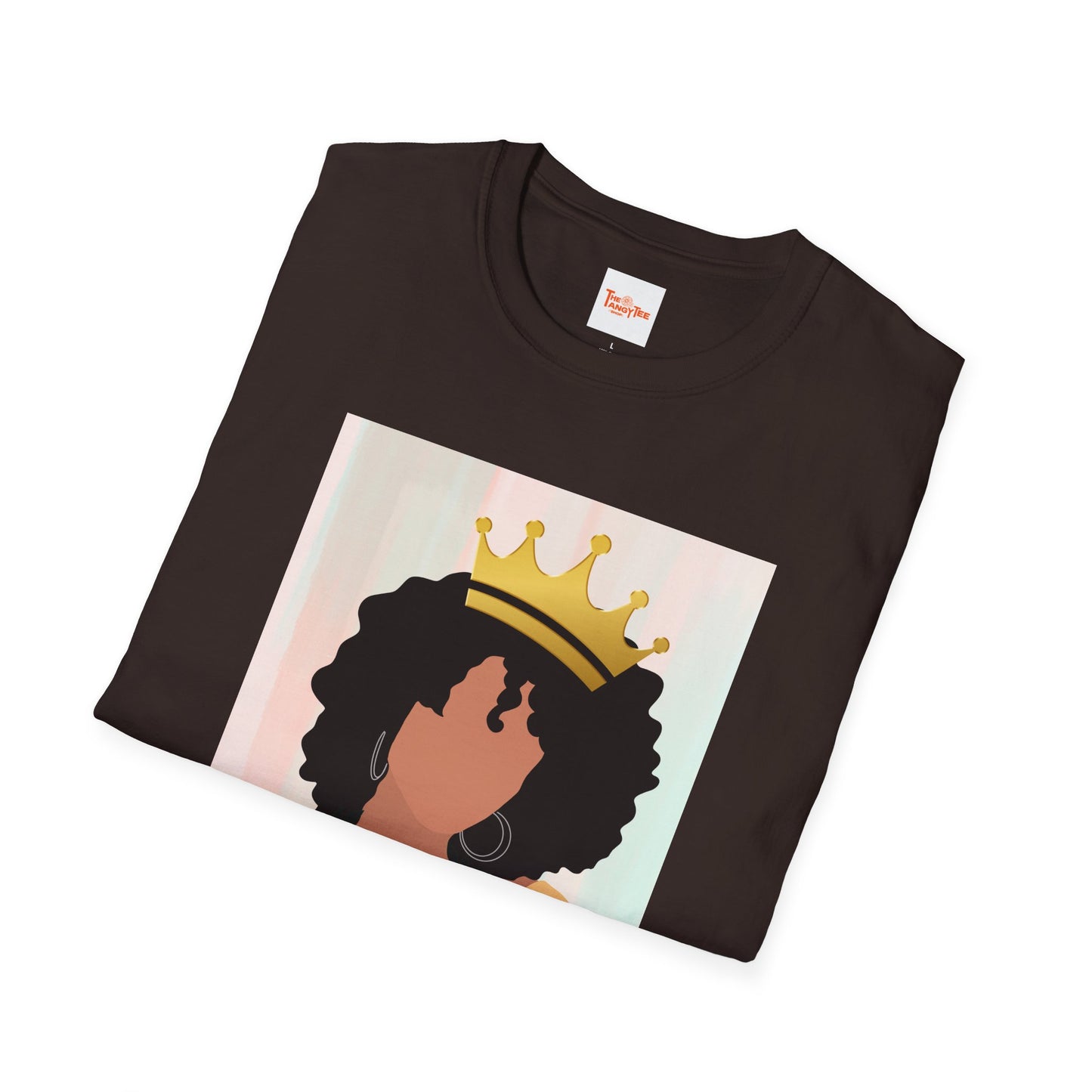 Crown Queen T-Shirt, Afro Art, Black Woman T-Shirt