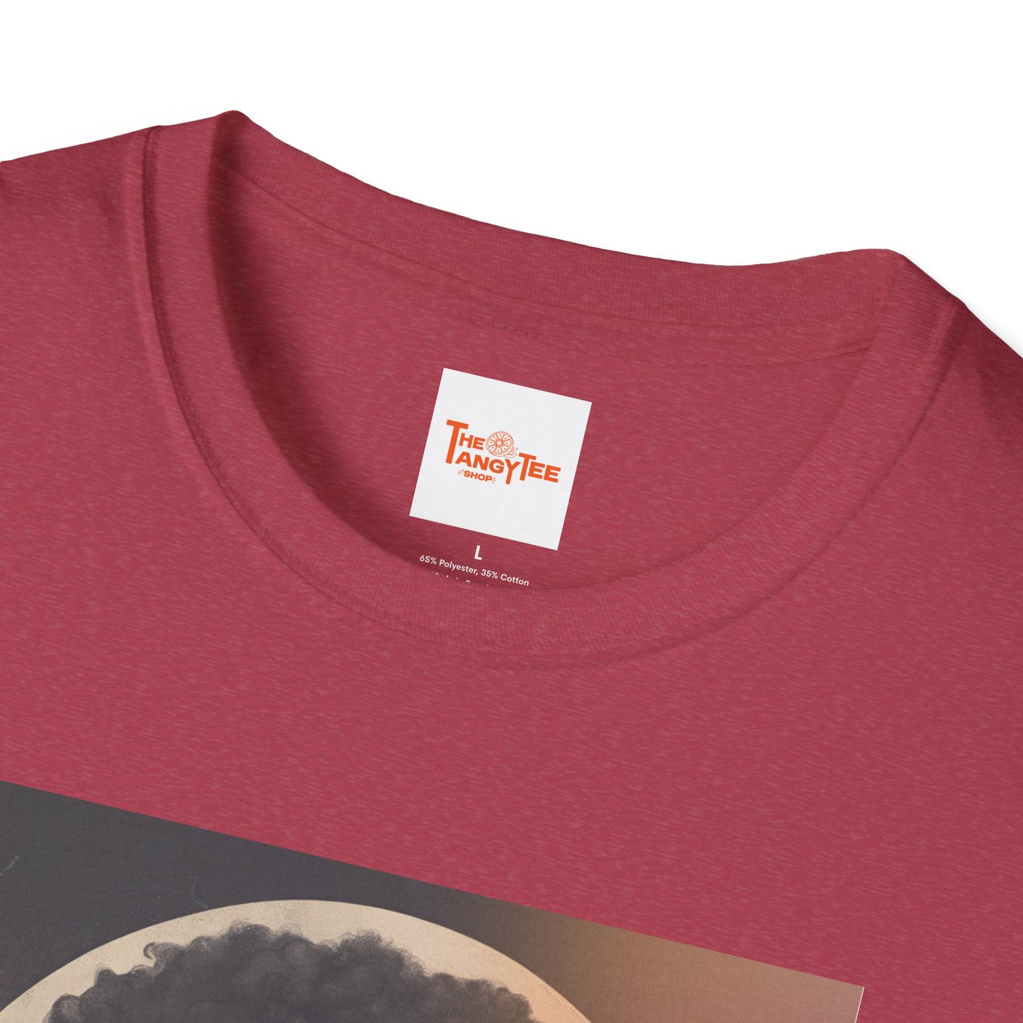 Fall Leaves Afro Woman T-Shirt