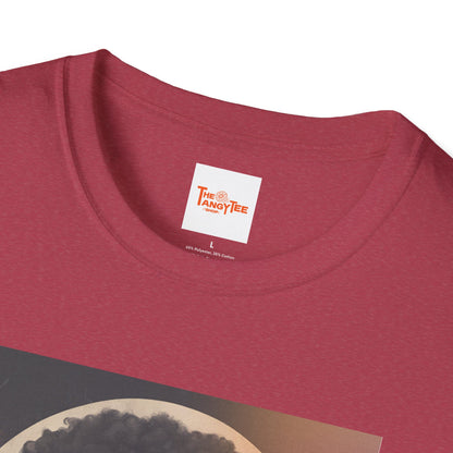 Fall Leaves Afro Woman T-Shirt