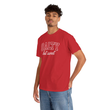 Salty But Sweet Tee — Funny Beach Vibe Cotton T‑Shirt