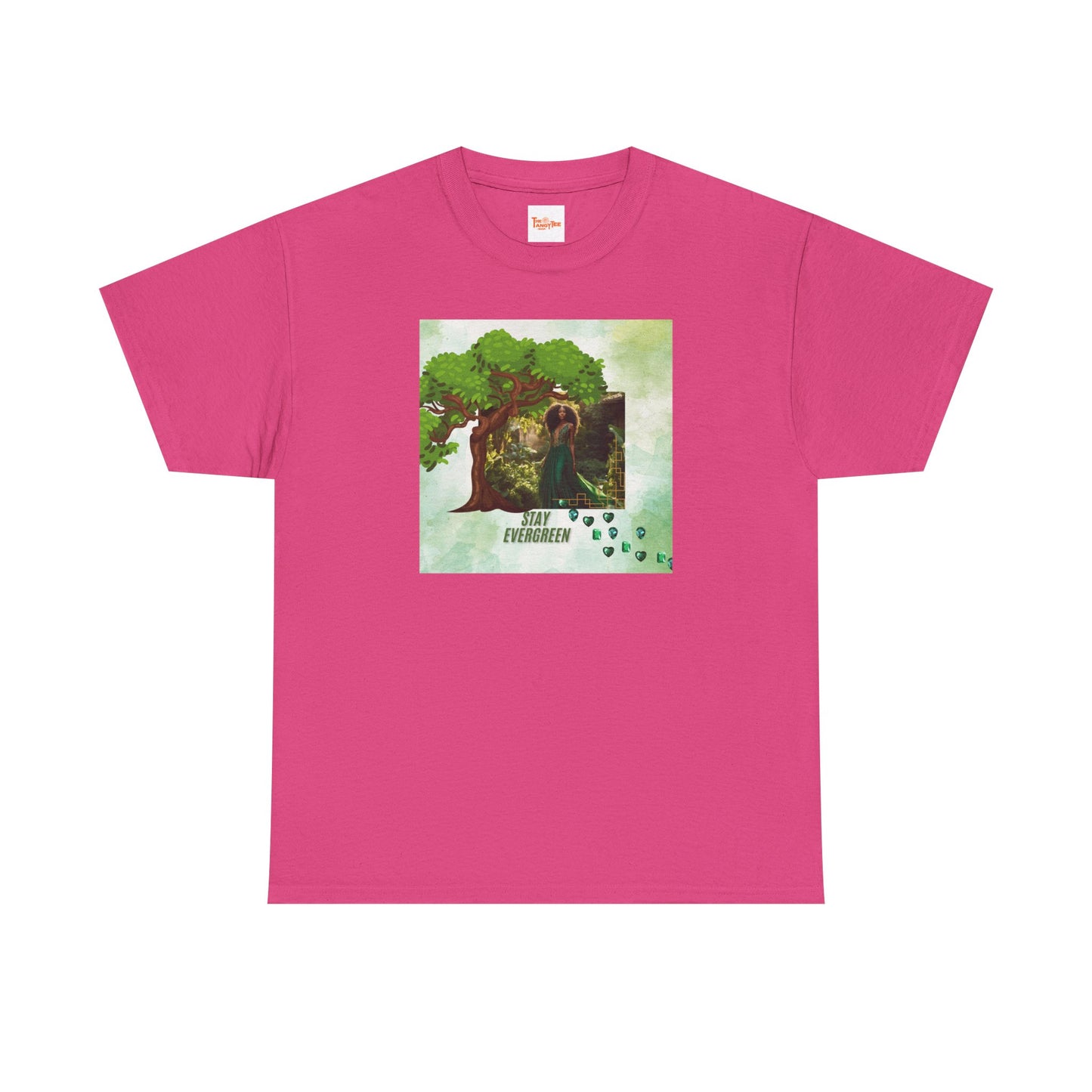 Evergreen Black Woman Tee