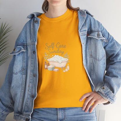 Self-Care Sunday Unisex Cotton Tee