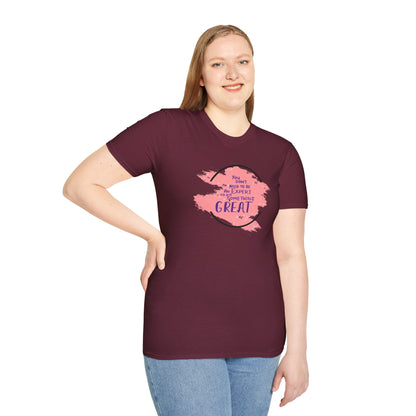You Don't Need to Be an Expert Tee — Pink Paint Splash Inspirational T-Shirt