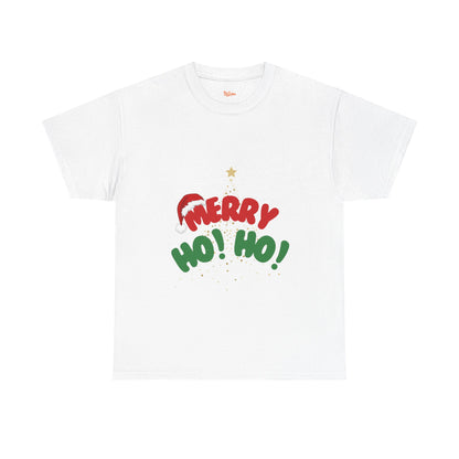 Christmas Tree Unisex Tee - Merry Ho Ho Holiday Theme
