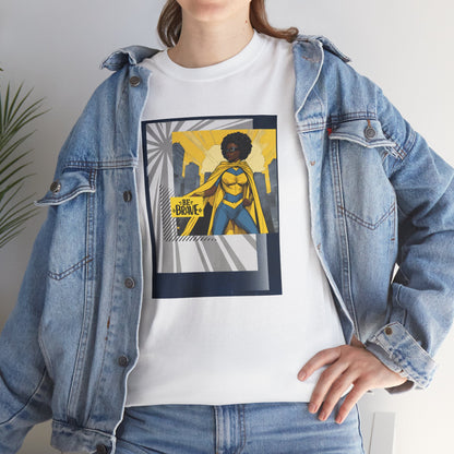 Brave Black Female Superhero Tee