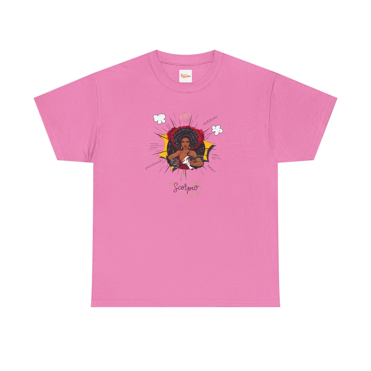 Scorpio Black Woman Zodiac T-Shirt — Scorpio Traits Graphic Tee