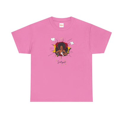 Scorpio Black Woman Zodiac T-Shirt — Scorpio Traits Graphic Tee