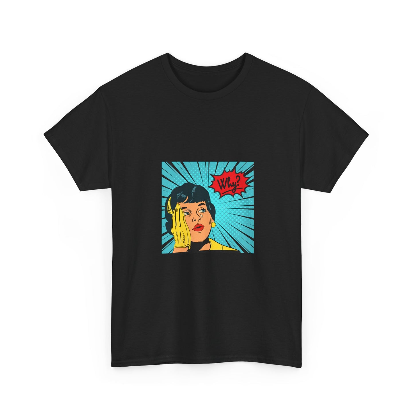 Comic Book Damsel Unisex Tee - Asking Why